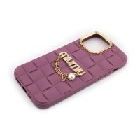 ZA&Scaron;TITNA MASKA TPU MIUMIU IPHONE 15 PURPLE