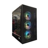 Kuci&scaron;te IG-MAX X3804-A06 GIANT MESH, E-ATX, ventilator RGB 3x 120mm, 3xUSB, audio panel