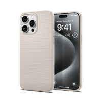ZA&Scaron;TITINA MASKA SPIGEN LIQUID AIR ACS07217 ZA IPHONE 15 PRO - PRIRODNI TITANIJUM