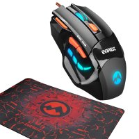 Mi&scaron; i podloga gaming Everest SGM-X7 USB black 7200dpi