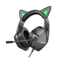 Slu&scaron;alice sa mikrofonom BOROFONE BO106 Cute cat ear luminous gaming elf cat