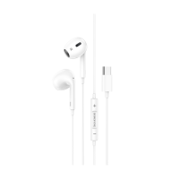 Slu&scaron;alice sa mikrofonom Type-C BOROFONE BM30 Max Acoustic wire control white