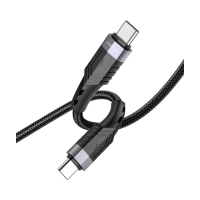 USB kabal BOROFONE BU35 Type-C Influence charging data cable black USB to Type-C, 1,2m, 3A 