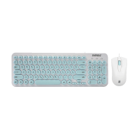 Tastatura + mi&scaron; Everest KM-01K Turquoise, USB, BiH layout