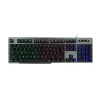 Tastatura gaming RAMPAGE KB-R78 Gray / Black USB Rainbow Backlight BiH Layout Gaming Keyboard, 30859