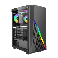 Kući&scaron;te IG-MAX T5912 BUSTER gaming, Glass, 1x120mm ventilator. MIDI ATX