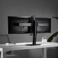NOSAČ STALAK ZA DVA MONITORA GEMBIRD MS-D2-01, do 27&rdquo;, up to 6 kg