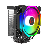 CPU hladnjak RAMPAGE OCTAGON C50 Black 57CFM 1800RPM 12cm ARGB AM5/LGA1700 Compatible Air Cooled CPU Fan