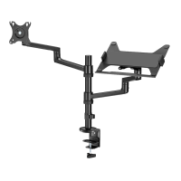 NOSAČ ZA MONITOR I LAPTOP GEMBIRD MA-DA-04, montaža na stol, monitors up to 32" and notebooks up to 17,3"