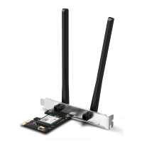 Mercusys PCI Express adapter, MA80XE AX3000 Dual-Band Wi-Fi 6 Bluetooth, 2402 Mbps na 5 GHz + 574 Mbps na 2,4 GHz, 2&times; High Gin Dual-Band eksterne ante