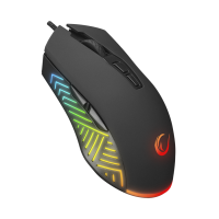 Mi&scaron; gaming RAMPAGE SMX-G68 SPEAR Full RGB 7200DPI Black 7D Macro Gaming Mouse, 34870
