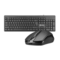 Tastatura + mi&scaron; Everest KM-515 Black Usb Combo BiH Layout