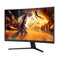 MONITOR AOC Gaming CQ32G4VE Curved 31.5&rdquo; FAST VA, 16:9, 2560x1440, 180Hz, 0.5ms, 300 cd/m2, 3500:1, Audio, HDMI, DP, Tilt, Black-Red, VESA 3y