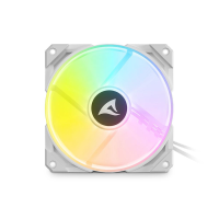 Ventilator Sharkoon Rebel F50 PWM ARGB White, 120mm