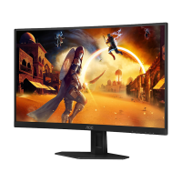 MONITOR AOC Gaming C27G4ZXE Curved 27" FAST VA, 16:9, 1920x1080, 280Hz, 0.3ms, 300 cd/m2, 4000:1, 2xHDMI, DP, Adaptive Sync, Tilt, Black-Red, VESA 3y
