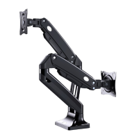 NOSAČ ZA DVA MONITORA GEMBIRD MA-DA2-03, montaža na stol, Full-motion, 17&rdquo;-35&rdquo;, up to 10 kg
