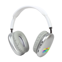 Slu&scaron;alice sa mikrofonom bluetooth GEMBIRD RGB LED, BHP-LED-02-W, white