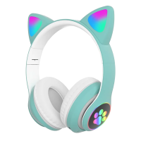 Slu&scaron;alice za djecu CAT EAR Kids STN-28, bluetooth, zelene