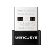 USB Bluetooth dongle Mercusys MA530 Bluetooth 5.3 Nano USB Adapter, Bluetooth 5.3, Nano-Size, USB 2.0, Supported operating systems include Win 11/10/8