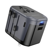 Univerzalni strujni adapter i USB punjač BOROFONE BAC12 Leader 3-port(1C2A), European EU/British UK/US US/Australian AUS
