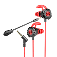 Slu&scaron;alice sa mikrofonom gaming RAMPAGE RM-K36 PROUD 3.5mm Gaming Red In-Ear Headphone, dual Mic, Detachable long mic, 35238