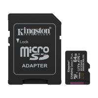 Micro SD card Kingston 64 GB SDCS3/64GB  Class10 Canvas Select Plus SD adapter;100MBs Read,Class 10 UHS-I