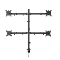 NOSAČ ZA ČETRI MONITORA GEMBIRD MA-D4-01, montaža na stol, (tilting, swivel), 13&rdquo;-32&rdquo;, up to 10 kg