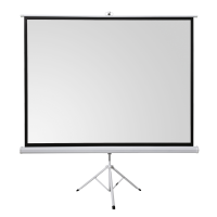 Platno za projektor na stalku tripodu Everest TPP-180 180x180cm, 40673