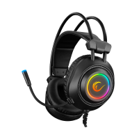 Slu&scaron;alice sa mikrofonom gaming RAMPAGE RM-K19 RAGING PLUS Black USB 7.1 Version RGB Led Gaming Headset with Microphone, 32915
