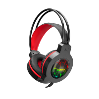Slu&scaron;alice sa mikrofonom gaming Snopy SN-GX7 CRAZY Black USB Led Microphone Headset, 31380