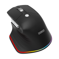 Mi&scaron; Everest SMW- 178 Handy 2in1 Bluetooth 2,4GHz Black Rechargeable 4000 DPI Horizontal/Vertical Wheel Ergonomic RGB Mouse, 41042