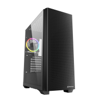 Kući&scaron;te SHARKOON gaming, VS9 Black RGB ATX, Tempered Glass, ventilator 3x120mm