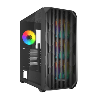 Kući&scaron;te SHARKOON gaming, AK3 RGB Black ATX, ventilator 4x120mm