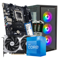GNC GAMER OMEGA H610 i5-12400F 16GB DDR4 SSD 500 GB RTX 5050 8 GB GAMING KUCISTE NO-OS G2Y
