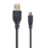 USB 2,0 PRO kabal A-mini 5PM 30cm, GEMBIRD CCP-USB2-AM5P-1