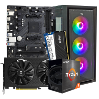 GNC GAMER SUPER SONIC AMD Ryzen 5 5500, A520, RX 7600 8 GB, 16GB DDR4, SSD 1TB, PSU 650W, kući&scaron;te gaming