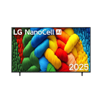 LG TV LED 55" 55NANO80A3B 4K Nano Cell , webOS Smart TV, Magic remote,